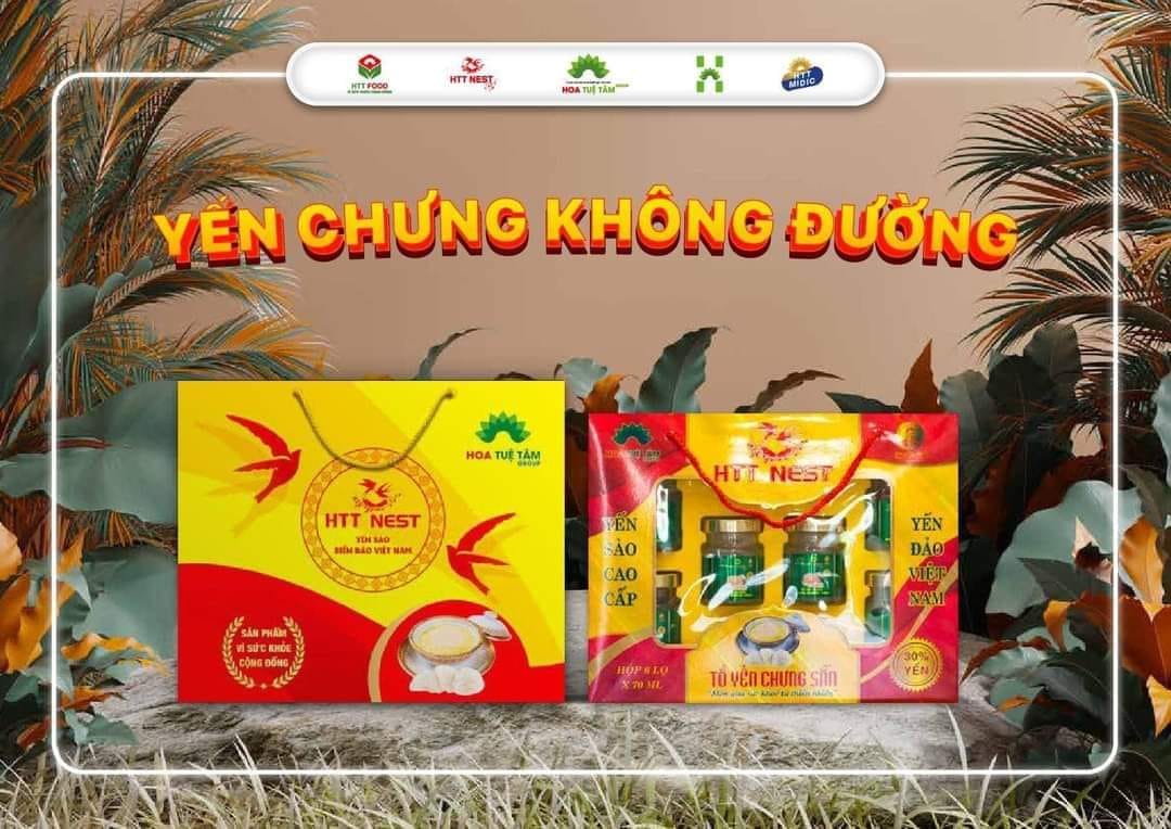 Combo 6 hủ yến chưng không đường kèm hộp sang trọng có thể dùng làm quà tặng